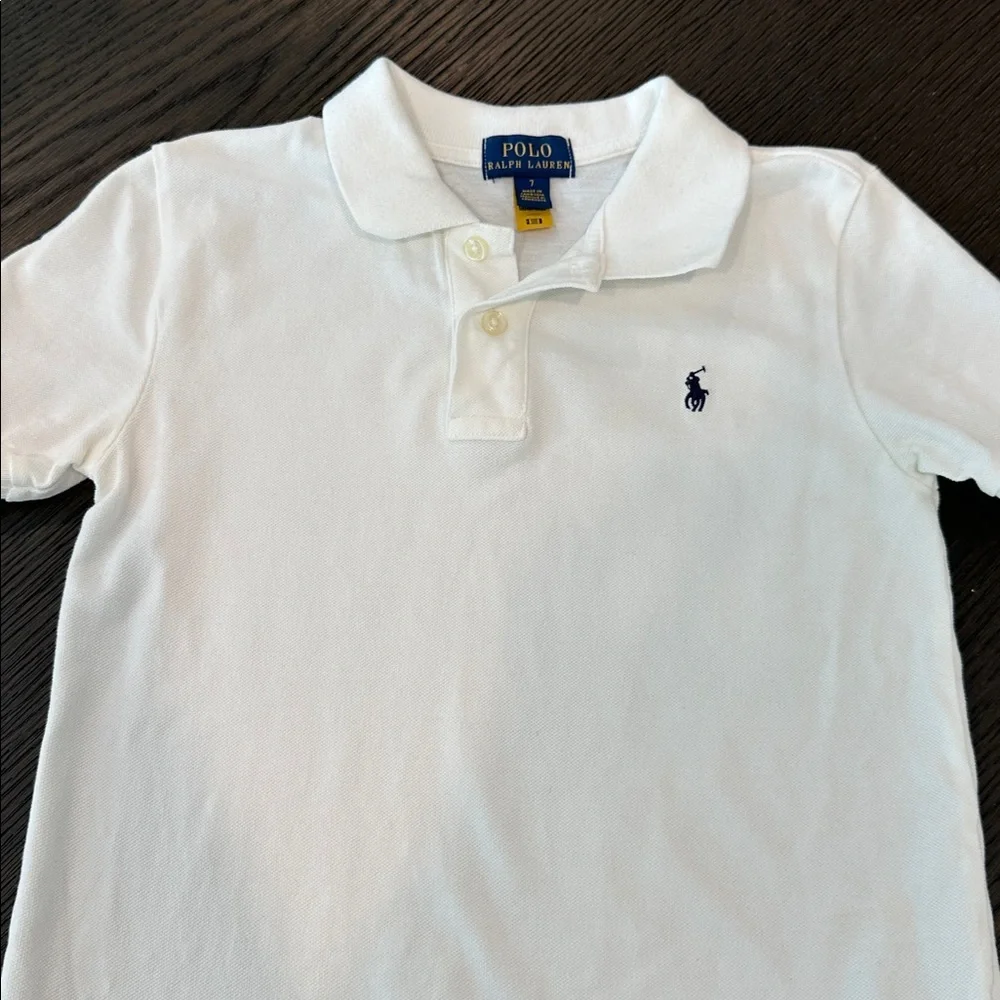Polo by Ralph Lauren Kids White Polo Shirt - Picture 3 of 4